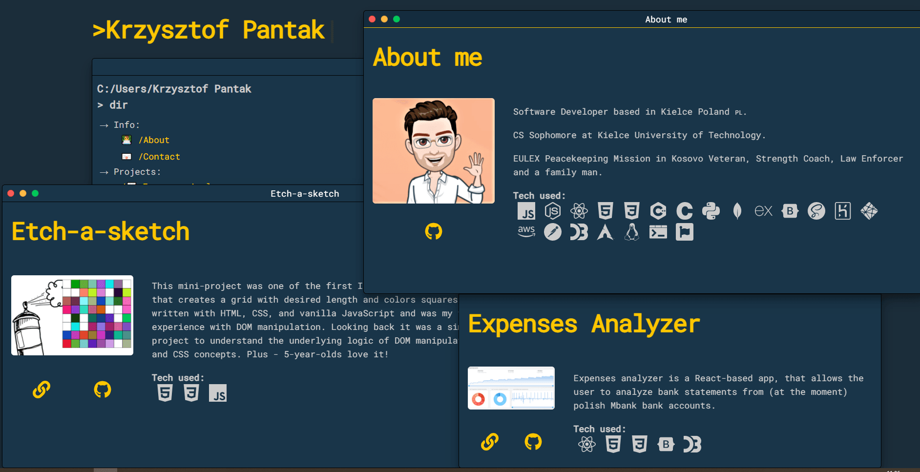 Terminal Portfolio